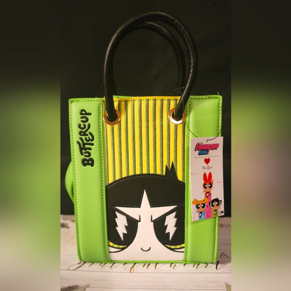 Fred Segal The Power Puff Girls Buttercup Mini Tote Bag